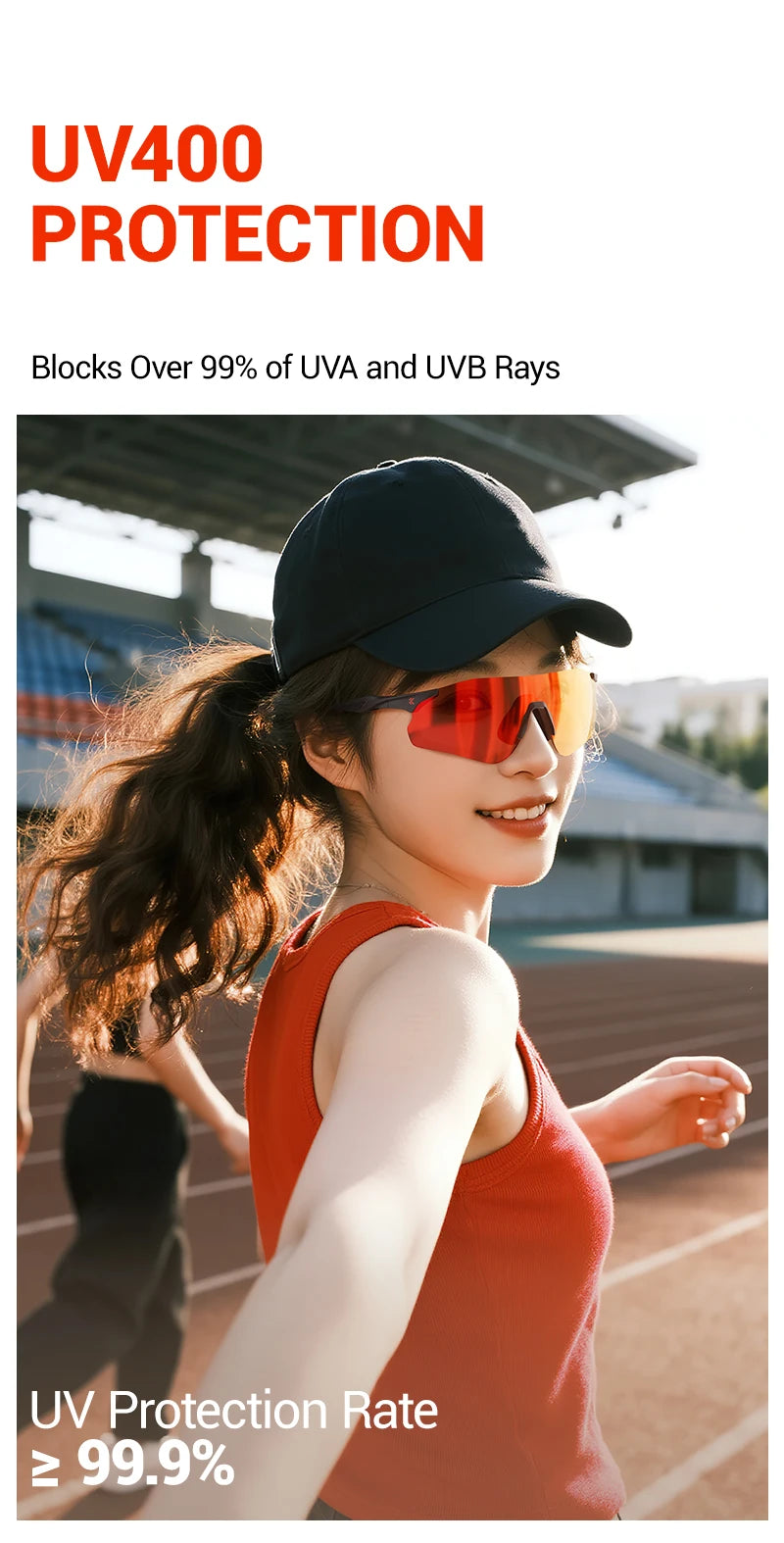 Kapvoe Nové outdoorové běžecké a cyklistické brýle Fotochromatické sluneční brýle pro ženy a muže Sportovní brýle pro maraton a jízdu na kole UV400
