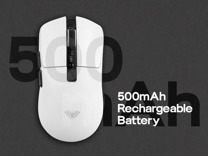AULA SC590 PRO kablet/Bluetooth/2.4GHz trådløs gamingmus 20000 DPI og PAW3311-sensor med 1000 polling rate til Win/Mac/gaming