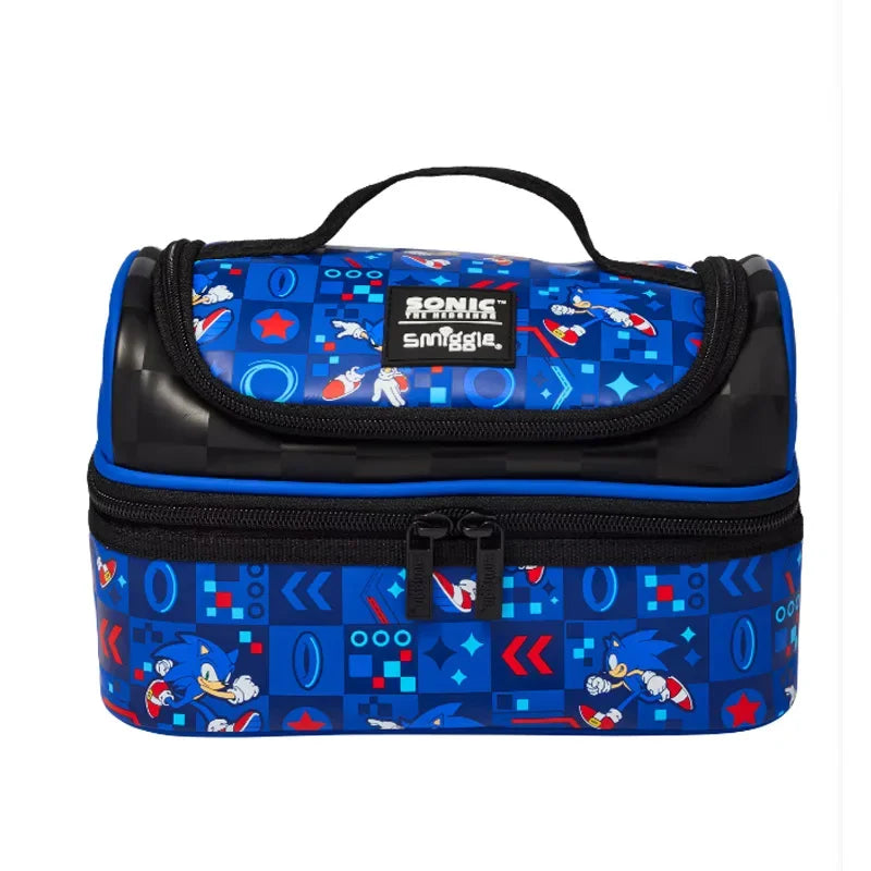 NEW High-quality Original Blue Boy Sonic Children's Backpack Cartoon Stress-relief Bag Hedgehog Anime Stationery Student Gift