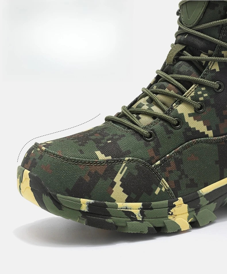 Hiking Shoes Men Boots Wear-resistant Breathable Casual Sports Shoes Men Ankle Boots Comfortable Outdoor High-top Boots Men