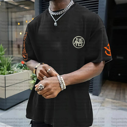 Anime Dragon Ball Son Goku Men Harajuku 2025 Summer T-shirt Oversized Retro Street Women Casual Loose Short Sleeve Unisex Top