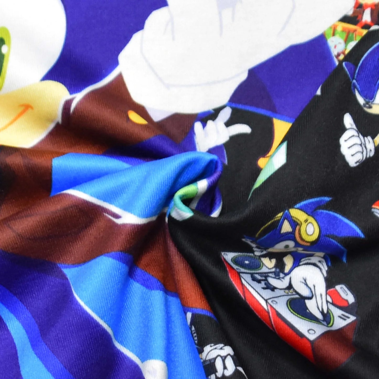Long sleeved new set Super Sonic mid size children's long sleeved+long pants set Shadow the Hedgehog children's underwear gift