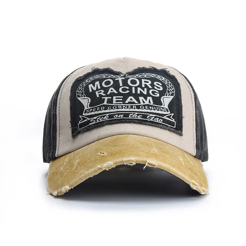 Casquette de baseball en coton printemps-été pour homme, style délavé et vieilli, chapeaux pour homme et femme, casquette de soleil pour l'extérieur, casquettes hip-hop, style décontracté, multicolore
