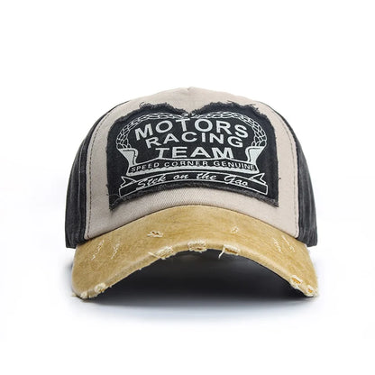 Casquette de baseball en coton printemps-été pour homme, style délavé et vieilli, chapeaux pour homme et femme, casquette de soleil pour l'extérieur, casquettes hip-hop, style décontracté, multicolore
