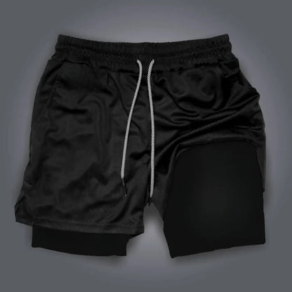 Dragon Ball Z Super Saiyan Goku Anime Print 2026 Summer New Unisex Loose Sports Breathable Quick Drying Double-layer Shorts