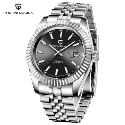 2026 New PAGANI DESIGN Watches Luxury Gold And Silver Mechanical Watches For Men Stainless Steel Sapphire Mirror Automatic Watch