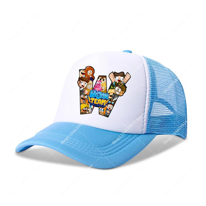 Wojans Team Baseball Cap Cartoon Anime Hot Game Printed Headwear Summer Adjustable Fashion Blue Sport Casual Hats Birthday Gift