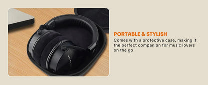 Talomen TOP W550X kabelgebundene Over-Ear-Kopfhörer mit 50mm-Treibern, tiefem Bass, abnehmbarem Kabel und integriertem Mikrofon – Gaming-, DJ-, Studio- und Büro-Headset