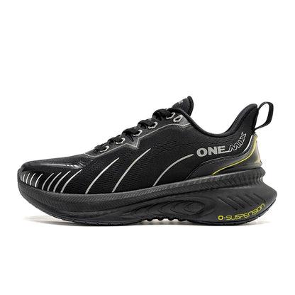 ONEMIX Damskie trampki Czarne oddychające buty do biegania dla kobiet Markowe Bezpłatna wysyłka Różowe modne buty sportowe z amortyzacją