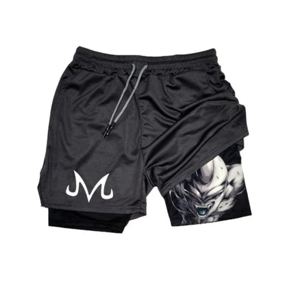 Unisex Dragon Ball Frieza 2026 New Summer Hot Harajuku Anime Printed Loose Sport Speed Dry Double Layer Shorts