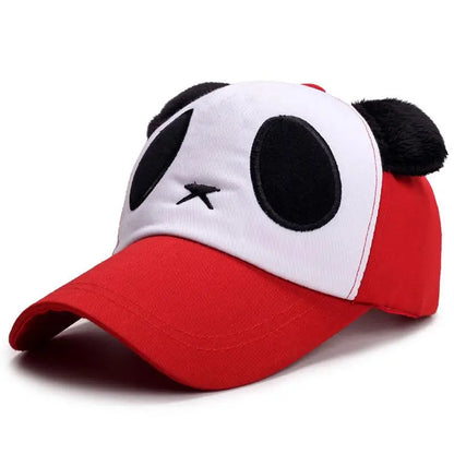 Casquettes de baseball d'été mignonnes avec panda pour hommes et femmes, casquettes hip-hop en coton à fermeture snapback, protection solaire, garçons et filles, casquettes d'extérieur, dropshipping