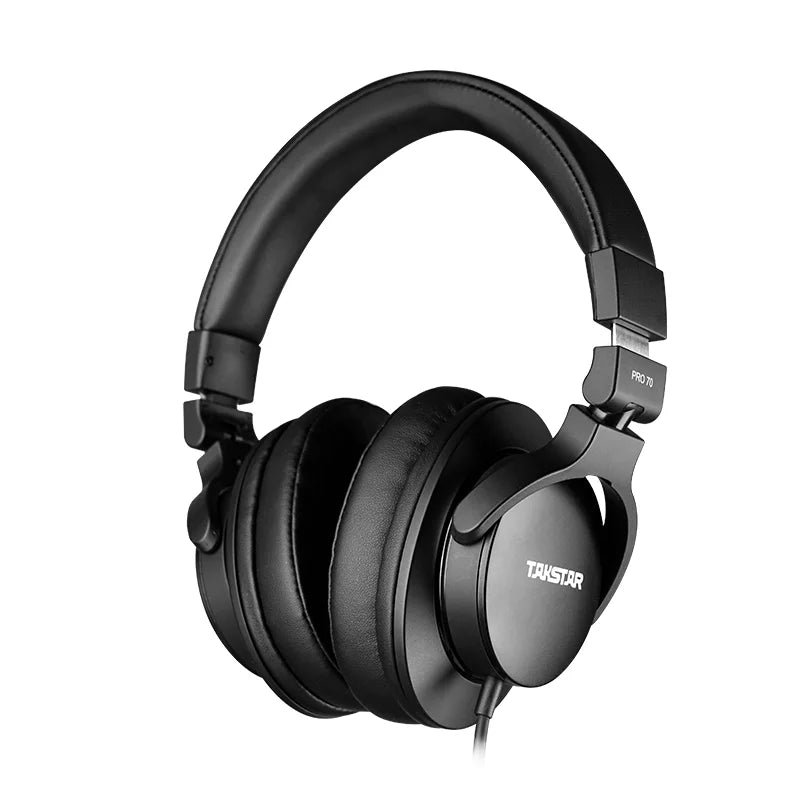 TAKSTAR PRO 70 Professionelle Studio-Monitoring-Kopfhörer – Geschlossenes kabelgebundenes Over-Ear-Headset für Musikproduktion, DJ, Gaming & Recording