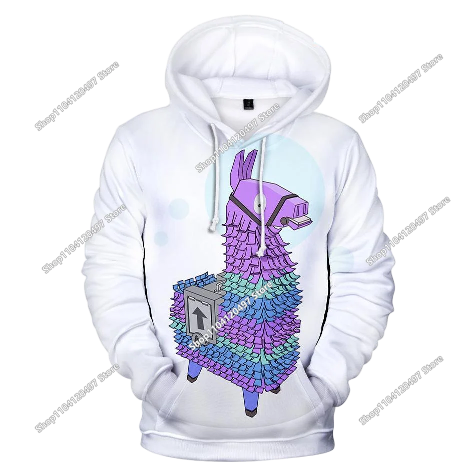 Fortnite Casual Pullover Hooded Sweatshirt Clothes Girls From 2 To 14 Years Children's Clothing Battle Royale Pullover Hoodies