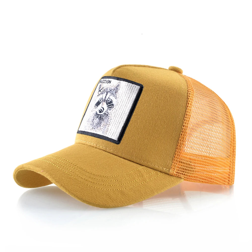 Spring Summer Baseball Cap With Lion Embroidery Patch Snapback Trucker Caps Men Women Drake Baseball Hats Four Season Sun Hat