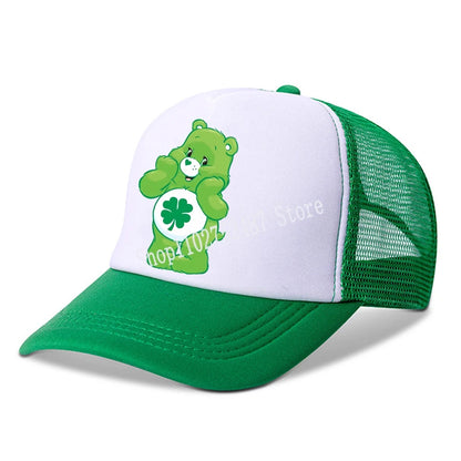 Casquette de baseball Anime Care Bears pour filles et femmes - Nouvelle casquette de sport d'extérieur, chapeau de soleil d'été en maille respirante, bonnet de soleil pour enfants et adultes - Cadeau