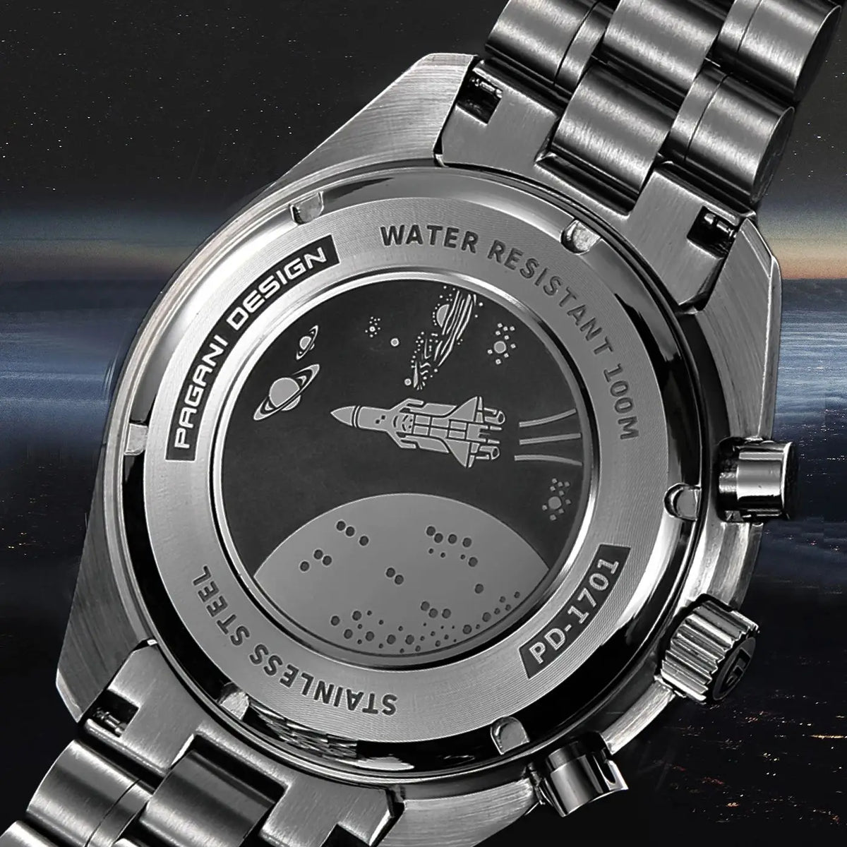 PAGANI DESIGN PD1701 Tribute to CK2998 Moon Watch Retro Quartz Watch For Men AR Sapphire crystal Sport Chronograph Man 2026 New
