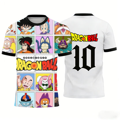 2026 Dragon Ball Goku Anime Graphic T-shirt Sports Dry Quickly Men's T-Shirt Children's Clothing Tee Y2k Woman Breathable Tops