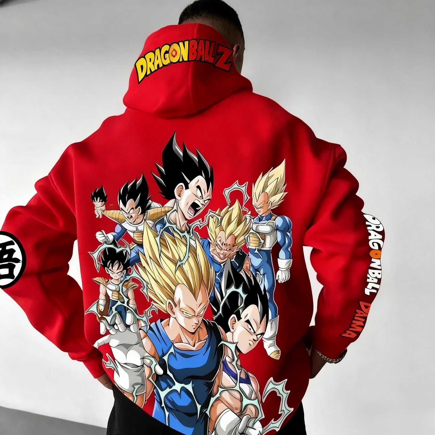 Dragon Ball Z Anime Hoodie Men Women Cotton Streetwear Casual Pullover Sweatshirt Cartoon Print Goku Vegeta Jacket Spring Autumn