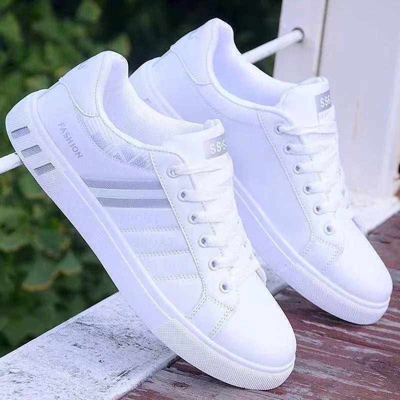 Men's Low-Top Skateboarding Sneakers - Breathable Synthetic Upper, Durable PVC Sole, Round Toe Design, Suitable for Casual and Formal Wear Skateboard Shoes, Casual Shoes, Stylish Lace-Up Design, Equipped with Comfortable Fabric