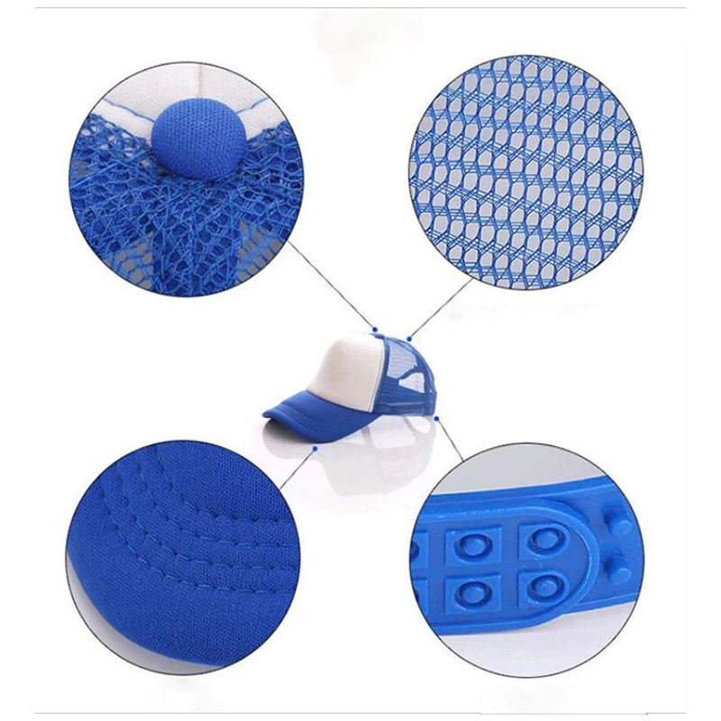 Casquettes de baseball Sprunkis pour garçons et filles : casquettes pour enfants à motif de dessins animés, casquettes hip-hop en maille respirante, casquettes mignonnes de style anime, casquettes anti-soleil, cadeaux d'anniversaire
