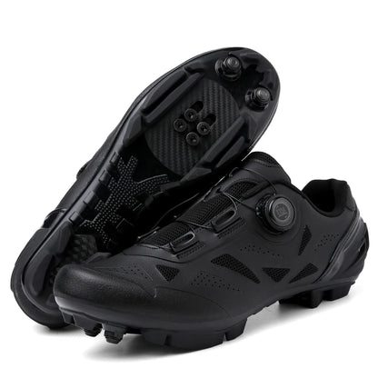 2026 New Men's Non - Slip Breathable Lock - Type Mountain Bike Cycling Shoes Durable Adjustable Outdoor Sports Footwear