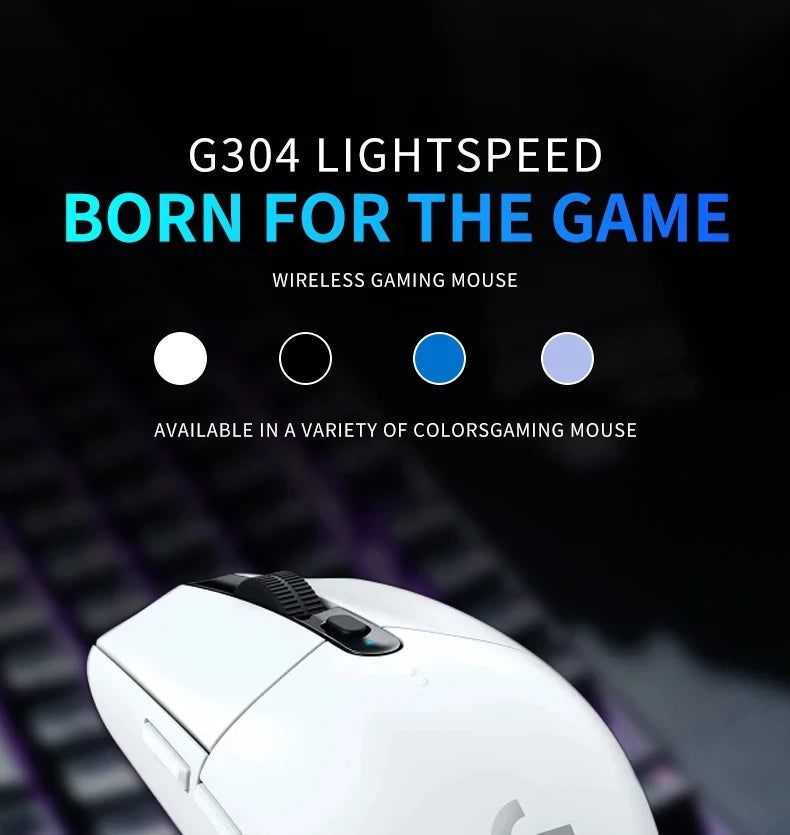 Logitech G102 G203 laidinė žaidimų pelė, 2.1 metro ilgio laidas, 8000 DPI, RGB efektai, skirta PC, nešiojamajam kompiuteriui, biurui ir gamer’iams, lanksti