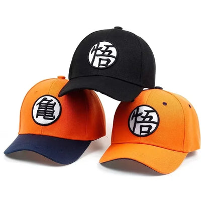 „Dragon Ball“ Son Goku unisex „Gui Wu“ siuvinėtos beisbolo kepurės, pavasario ir rudens lauko reguliuojamos kasdieninės kepurės, apsauginės nuo saulės kepurės