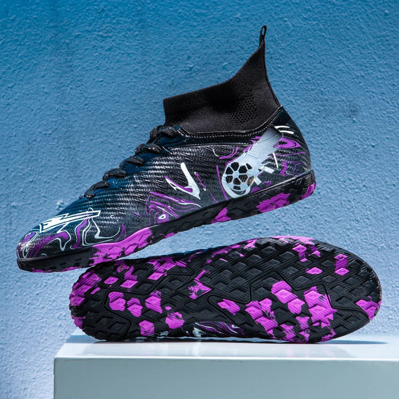 Neue professionelle Fußballschuhe für Herren, rutschfeste Fußballstiefel, Unisex, atmungsaktiv, für Futsal und Sport, neue Stollenschuhe, Dropshipping, ultraleicht