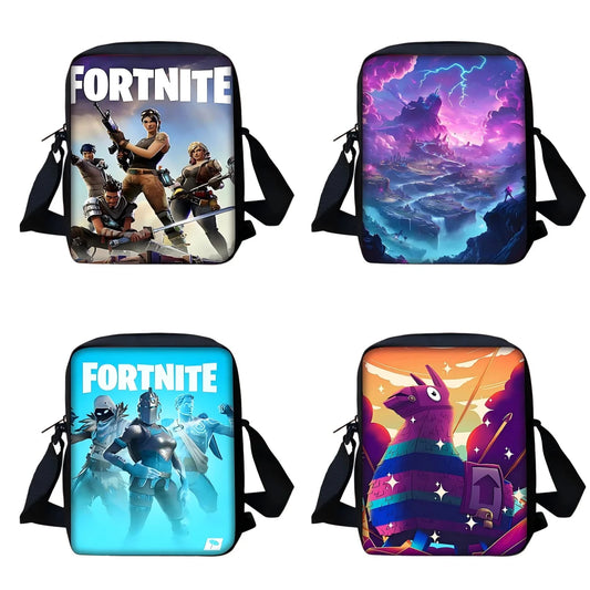 Hot Game Classic FortniteS Boy Girls Printed Shoulder Messenger Bag Child Casual Handbag Men Women Phone Bag Shopping Bag