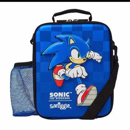 NEW High-quality Original Blue Boy Sonic Children's Backpack Cartoon Stress-relief Bag Hedgehog Anime Stationery Student Gift