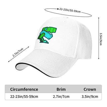 Casquette de baseball « Geometry Game Dash » décontractée, sans blocage, style « sandwich », pour hommes et femmes, respirante, adaptée aux activités sportives
