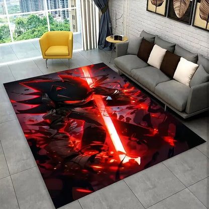 Classic Game S-Sonic Cartoon Non-Slip Area Rug for Living Room,Bedroom,Playroom,Soft Carpet Floor Mat Home Decor Rug Kids Room