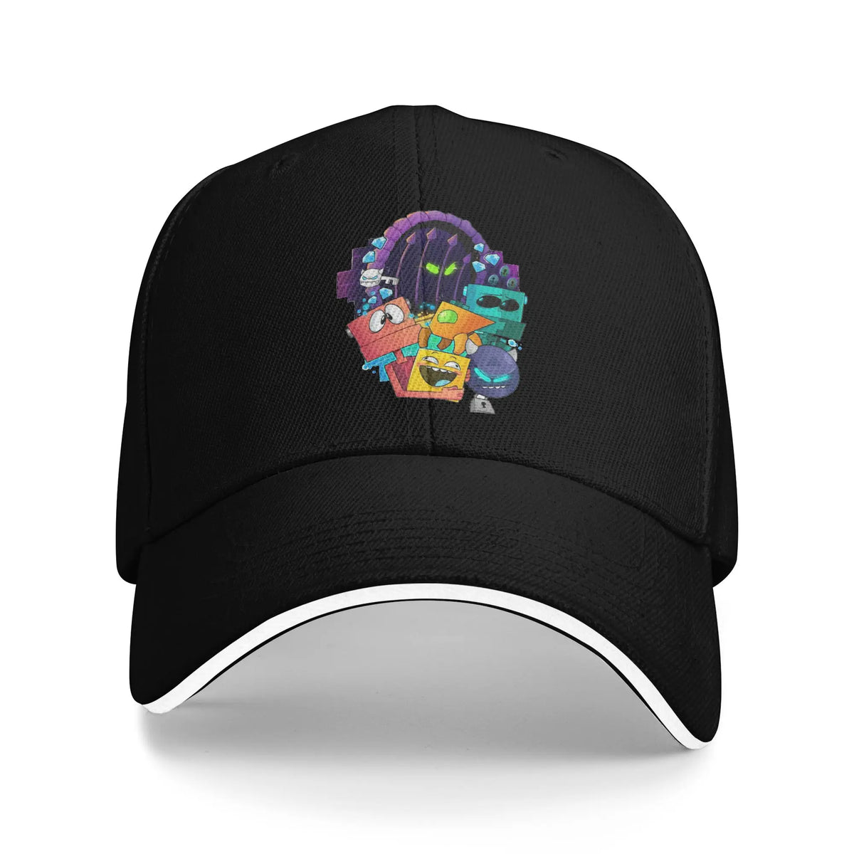 Casquette de baseball « Geometry Game Dash » décontractée, sans blocage, style « sandwich », pour hommes et femmes, respirante, adaptée aux activités sportives