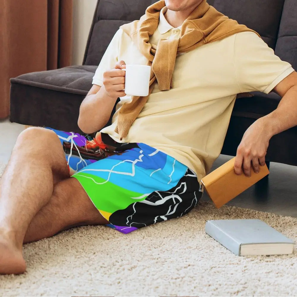 Custom Shadow The Hedgehog Sonic Poster Short Pajama Pants Men Sleepwear Sleep Lounge Bottom Shorts Sleeping Pants
