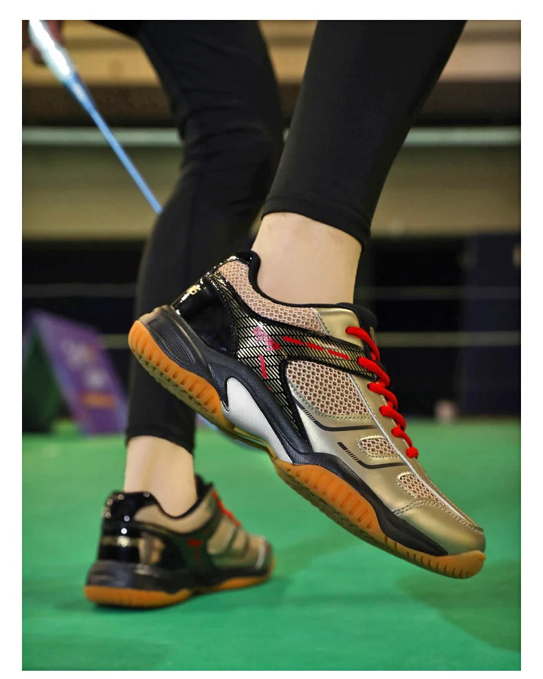 2025 New Professional Badminton Shoes Sneakers Men's Tennis Breathable Anti-Slippery Volleyball Sport Shoes for Men and Women