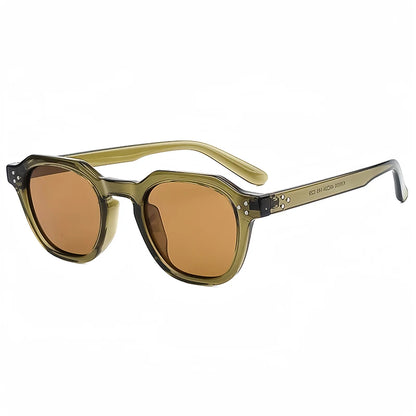 Caterside Nové retro polarizované pánské sluneční brýle s čtvercovým rámem z TR90, dámské sluneční brýle, outdoor, řízení, rybaření, UV400, dárek