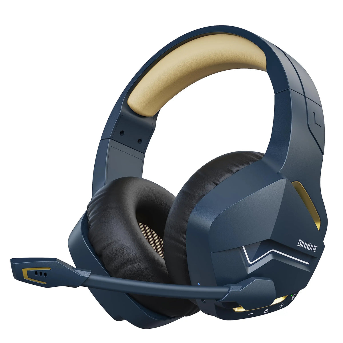 BINNUNE BW01 casque de jeu sans fil pour PC PS4 PS5 Playstation 4 5, 2.4G sans fil Bluetooth USB casque de joueur avec micro