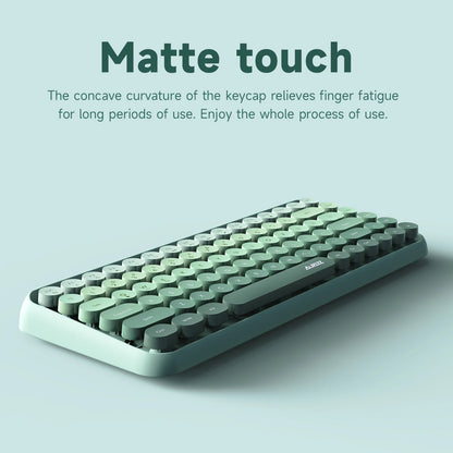 Ajazz 308I kabellose Tastatur mit 18/84 Tasten, runden Tastenkappen, Bluetooth, portable 2.4GHz-Zifferntastatur für Tablet, Laptop und Android