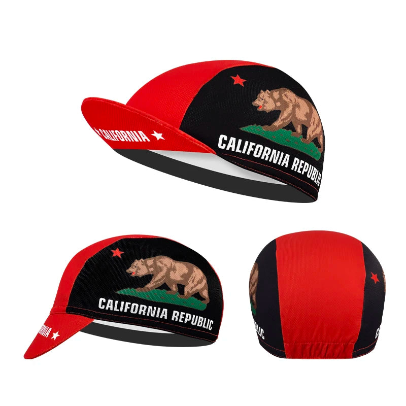 Black Series Most Popular Polyester Cycling Caps Sports Quick Dry Bicycle Hat Men Women Wear Absorb Sweat Breathable