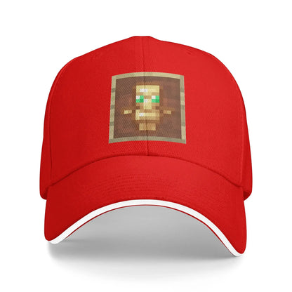 Totem Of Undying Game Baseball Caps Hip Hop Pixel Art Gold Sandwich Caps For Men Women Adjustable Headwear Outdoor