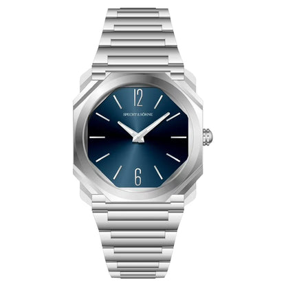 2026 Neue Mode 38MM Specht & Söhne ultraflache Quarzuhr für Herren, 316L-Edelstahluhr, Saphirglas, 50M wasserdicht
