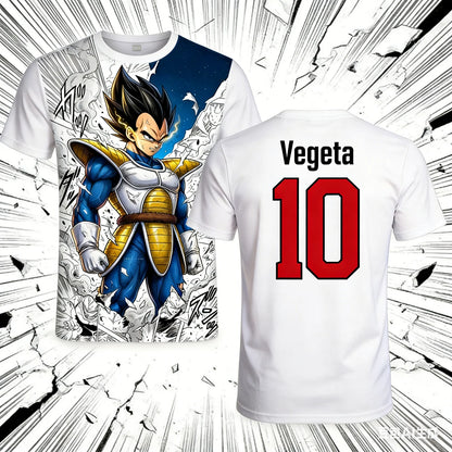 2026 Summer Dragon Ball Retro Fitness T-shirt Men's 3D Printed Short-sleeved Family Unisex Kids Sports Breathable Top Shirt