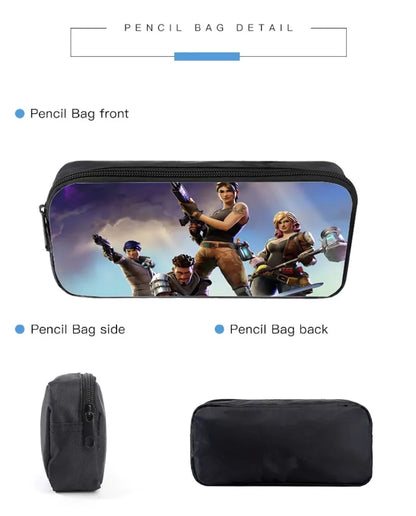 Zaino Fortnited 3PCS per ragazzi, Victory Game, 16 Inch, resistente all’acqua, per scuola materna, zaino scolastico cool per scuola elementare