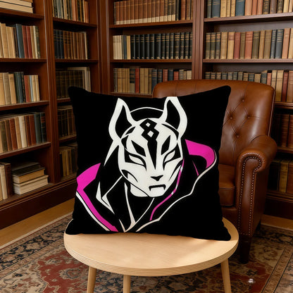 F-FORTNITE-ES Capa de almofada gaming para casa e escritório, presente de aniversário, macia e suave para a pele