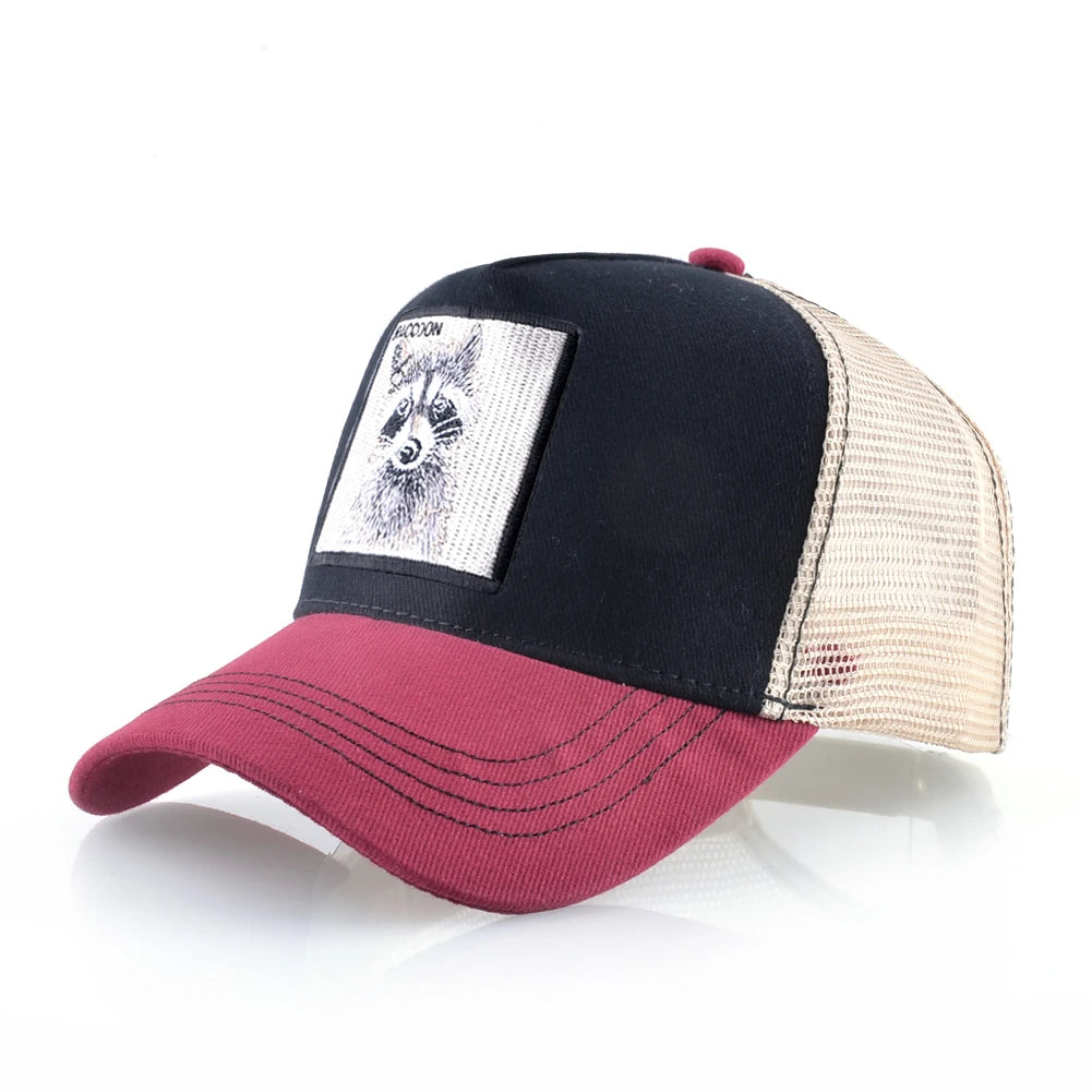 Spring Summer Baseball Cap With Lion Embroidery Patch Snapback Trucker Caps Men Women Drake Baseball Hats Four Season Sun Hat