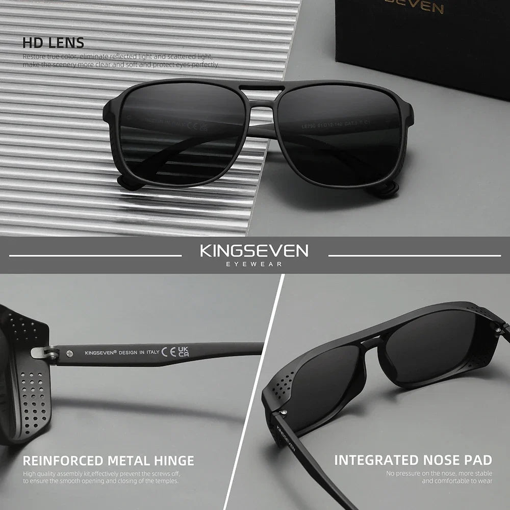 Polarizované sluneční brýle značky KINGSEVEN, klasický design, UV400, brýle pro muže i ženy, outdoorové sportovní brýle