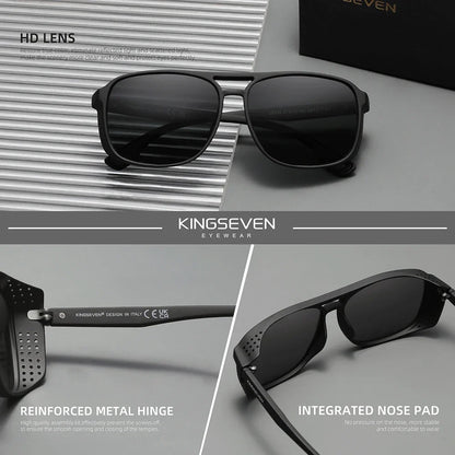 Polarizované sluneční brýle značky KINGSEVEN, klasický design, UV400, brýle pro muže i ženy, outdoorové sportovní brýle