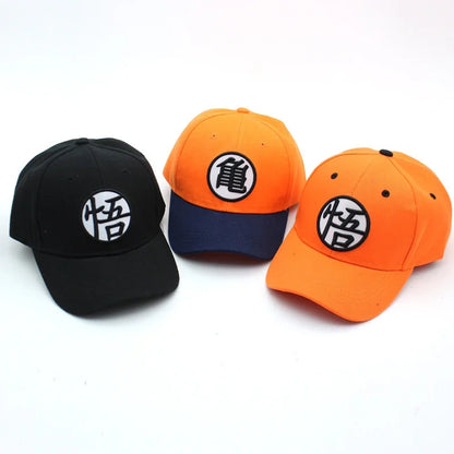 „Dragon Ball“ Son Goku unisex „Gui Wu“ siuvinėtos beisbolo kepurės, pavasario ir rudens lauko reguliuojamos kasdieninės kepurės, apsauginės nuo saulės kepurės