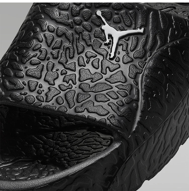 Sandali da bagno uomo Nike Genuine Jordan con texture effetto crack HQ2163-001