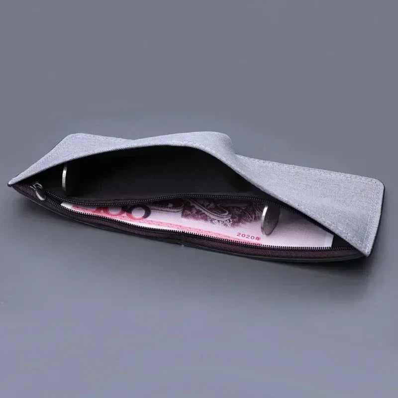 Cartoon Sonics Men Wallet Anime Kawaii Letter A-Z Short Wallet Multi-slot Credit ID Card Holder Foldable Male Canvas Coin Purses